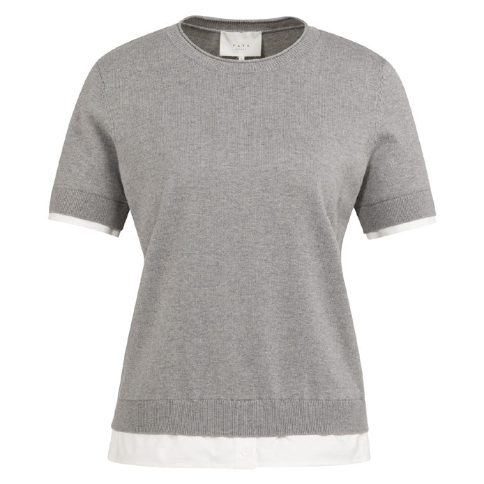 Short Sleeve Knitted Top