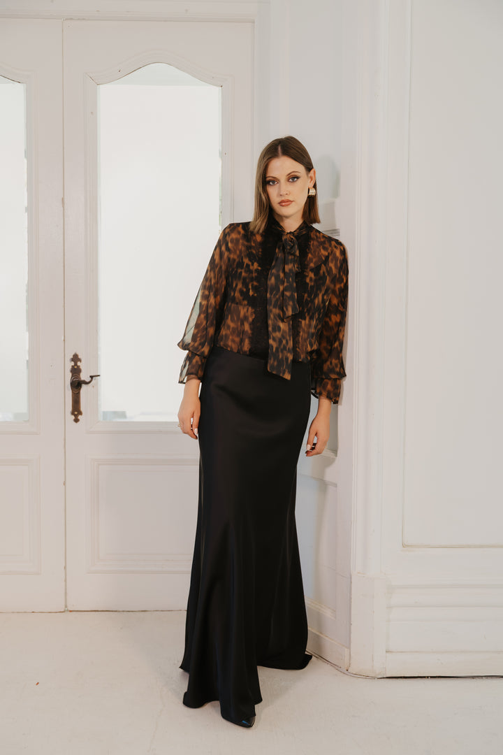 Lumiere Satin Skirt