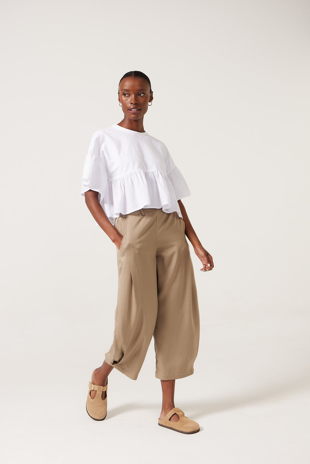 Lana Barrel Leg Pants