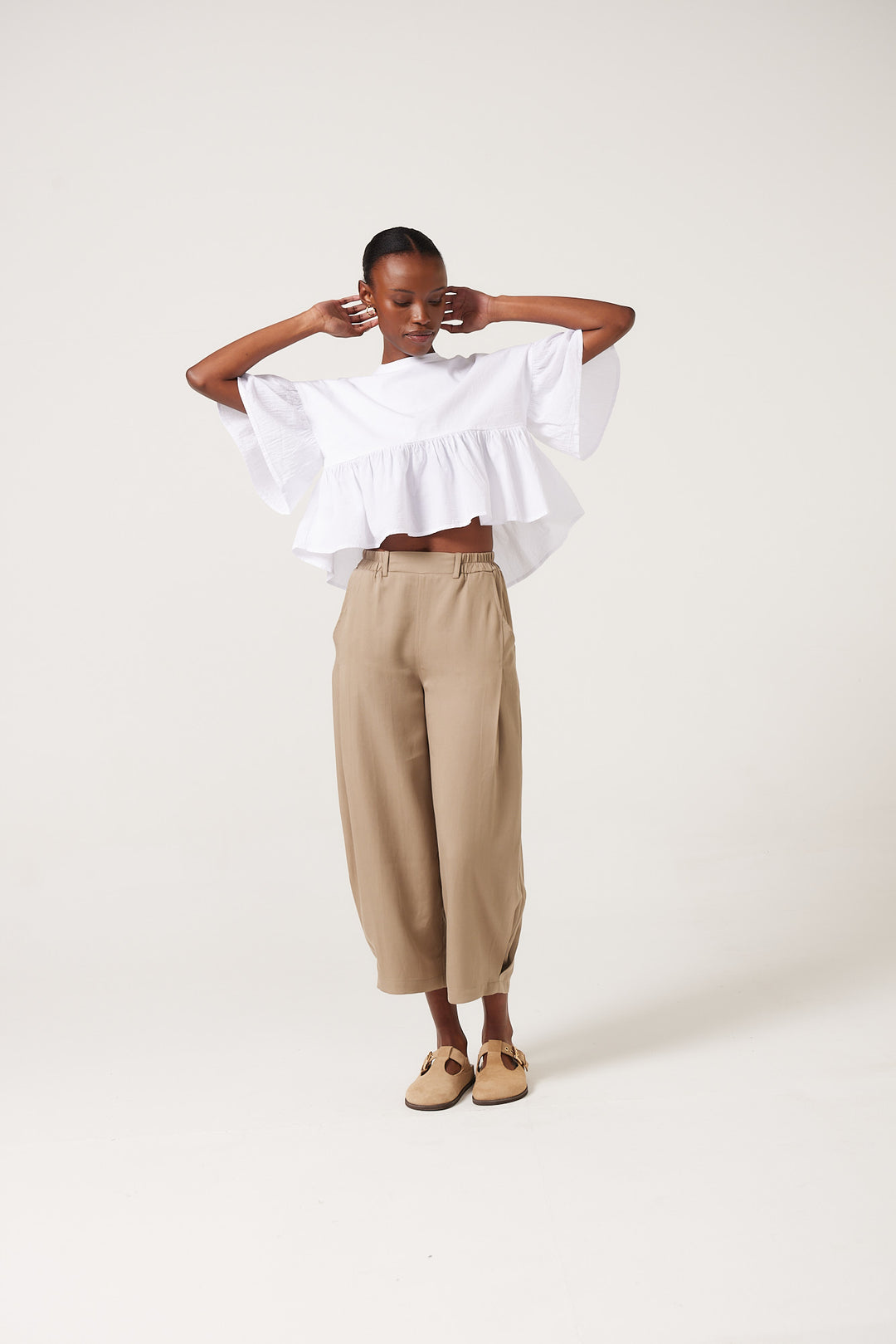 Lana Barrel Leg Pants