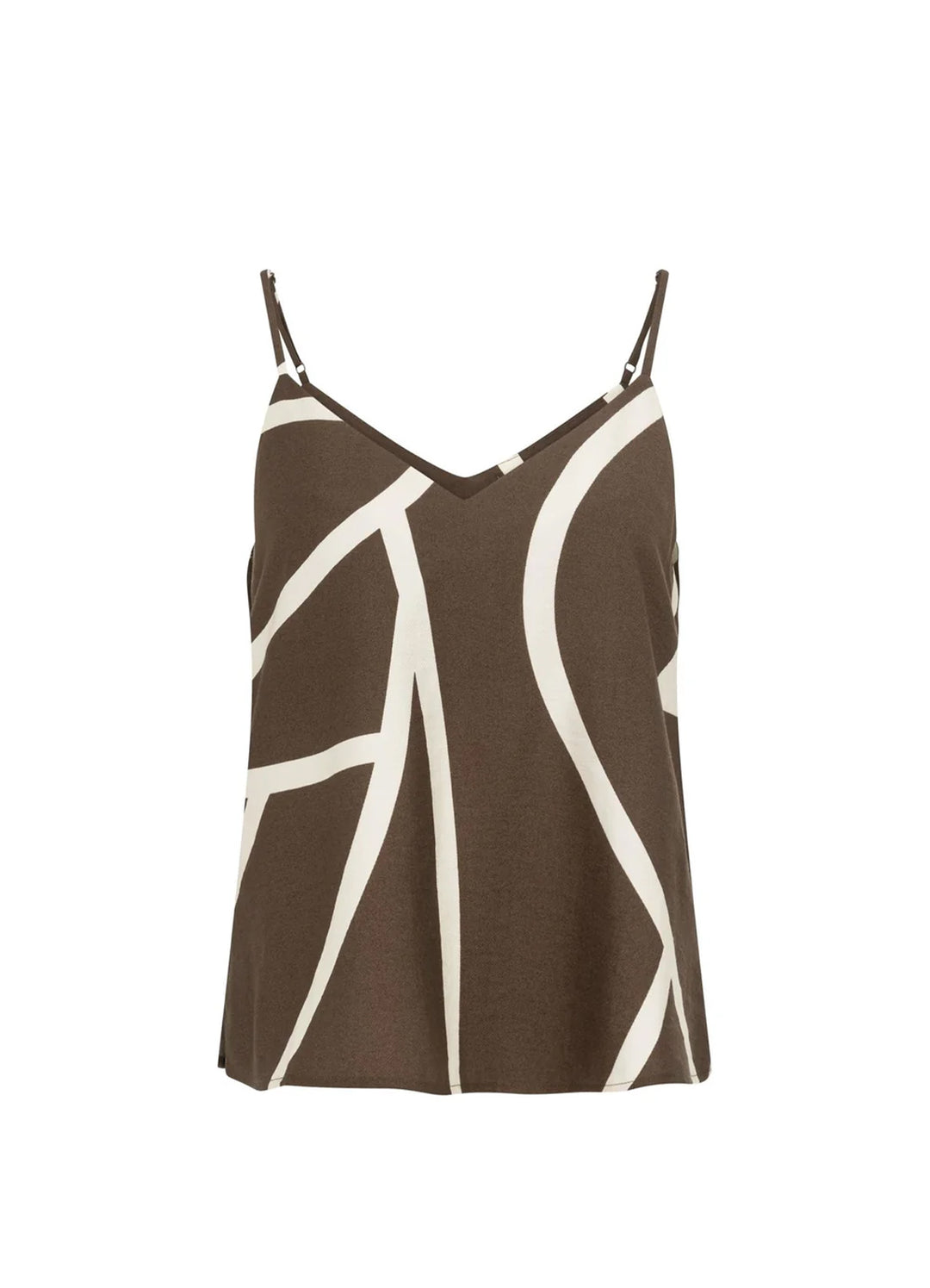Printed V-Neck Singlet