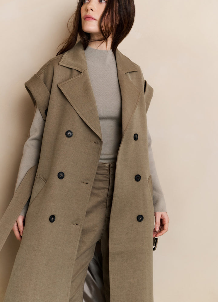 Benthe Long Woven Jacket Dress