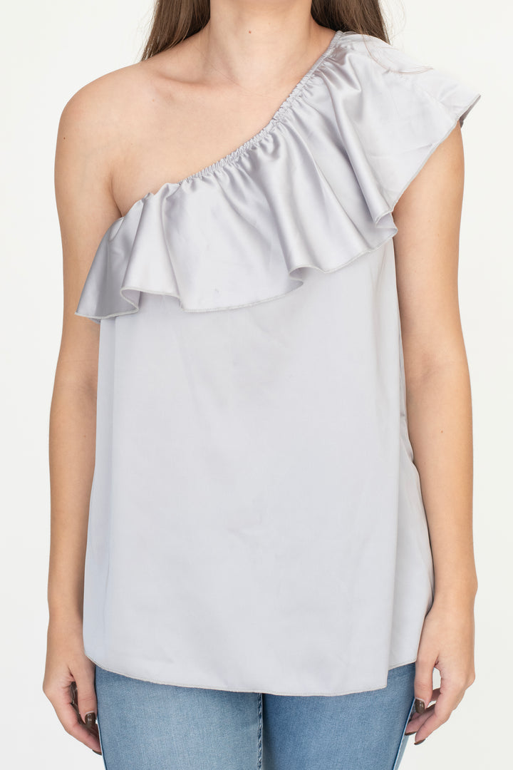 Islaa Off-Shoulder Frill Top