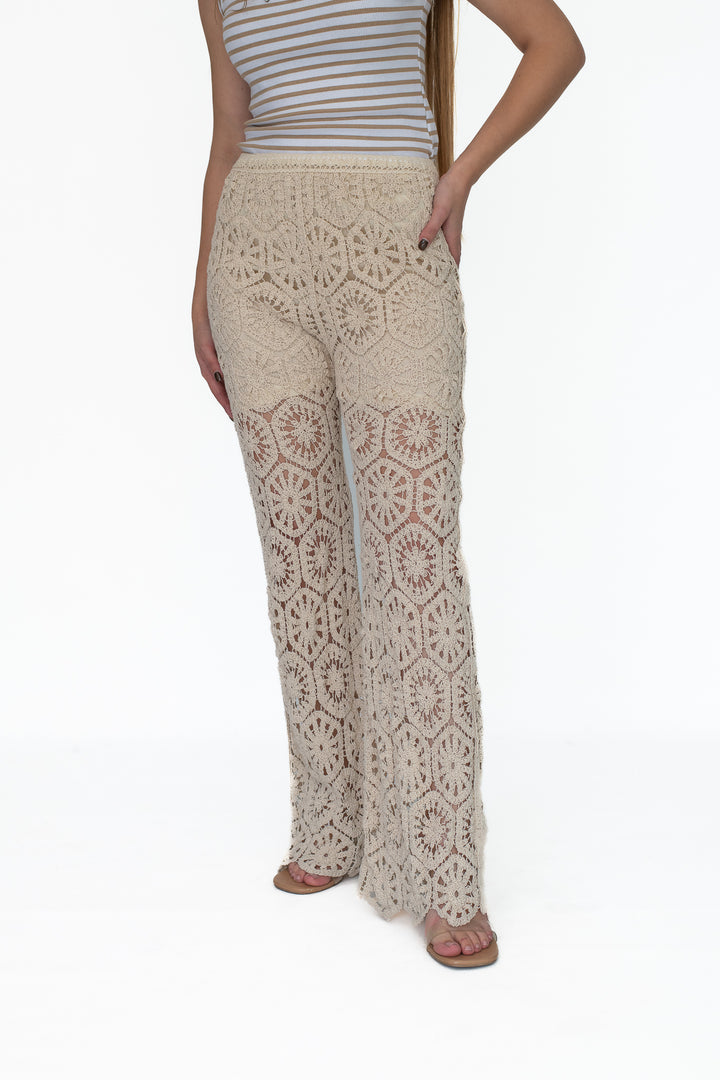 Kristina Crochet Pants