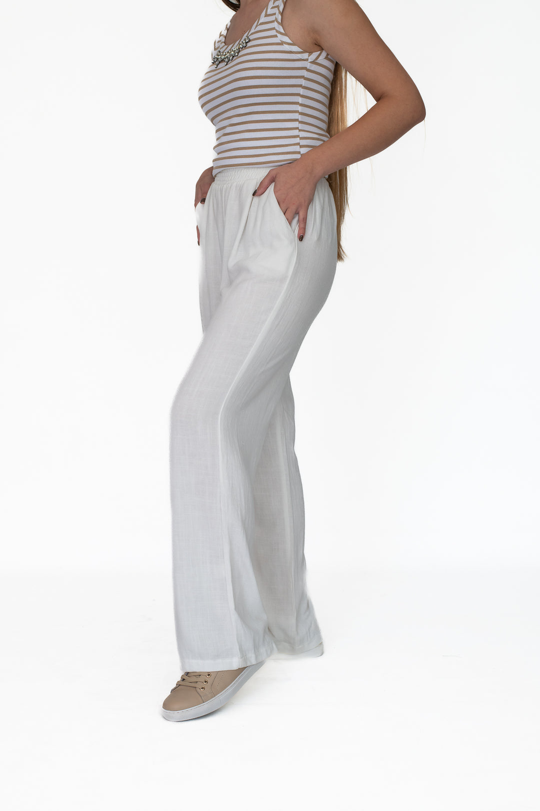 Santorini Linen Pants