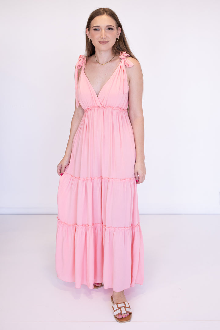 AnaisTie Shoulder Tier Dress