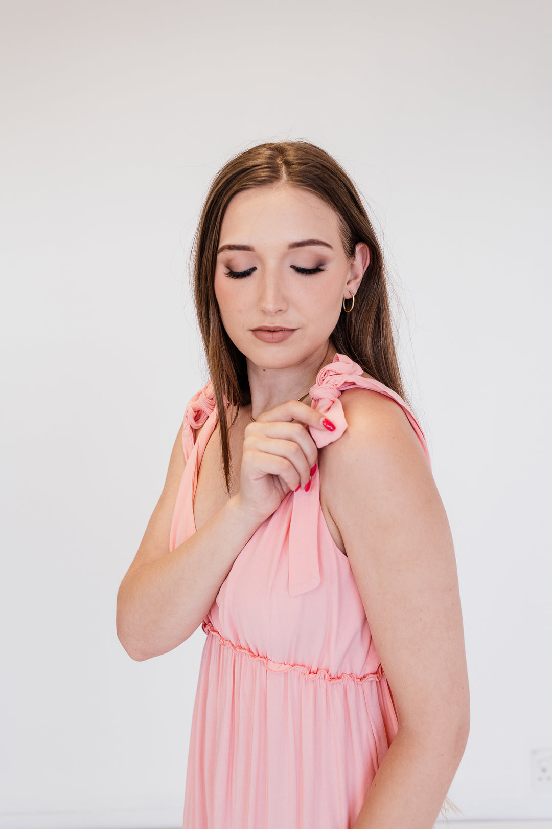 AnaisTie Shoulder Tier Dress