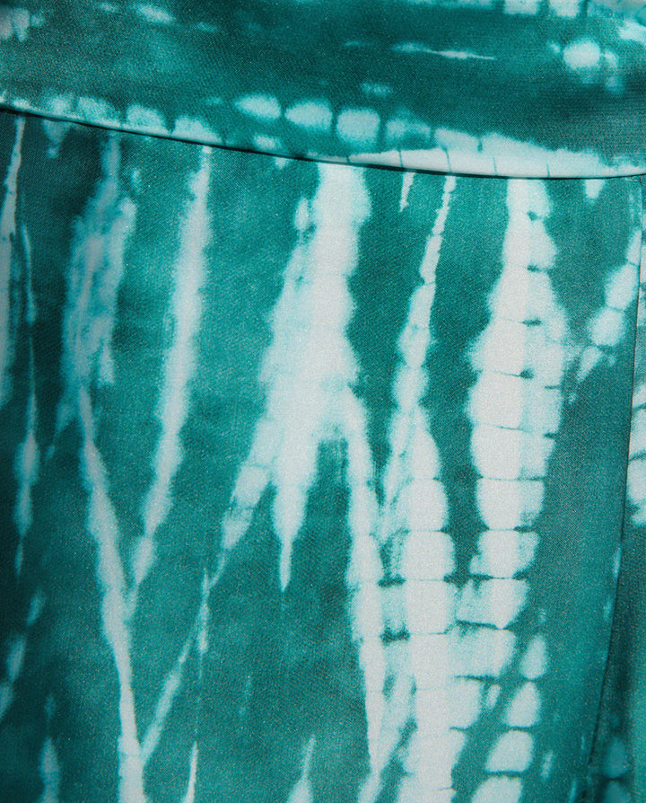 High-Waisted Printed Pants